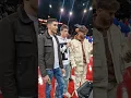 Esteban Ocon Charles Leclerc Pierre Gasly x NBA Paris Game