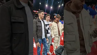 Esteban Ocon Charles Leclerc Pierre Gasly x NBA Paris Game