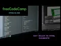 Say hello to html elements freeCodeCamp review html css