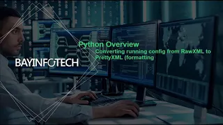 Converting Running Config from Raw XML to Pretty XML using Python