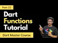 Part-22 Dart Functions Tutorials Dart Programming Tutorials in