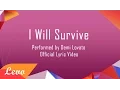 Download Lagu Demi Lovato - I Will Survive Lyrics