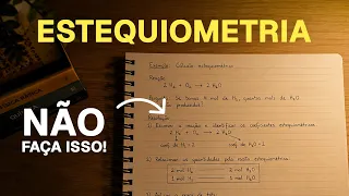 Por que você SEMPRE erra ESTEQUIOMETRIA? (os erros mais comuns explicados)