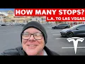 Tesla Road Trip Los Angeles to Las Vegas Takes How Many Supercharger Stops