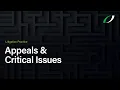 Appeals Critical Issues Faegre Drinker