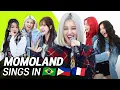 Download Lagu K-POP STARS sing in THREE Languages🎤| TAG/POR/FRE | MOMOLAND | TRANSONGLATION