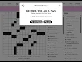 The Washington Post LA Times Crossword 2025
