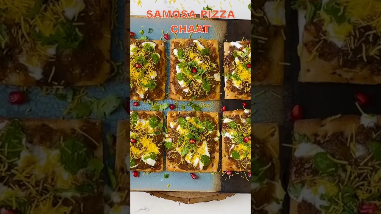 Samosa Pizza Chaat  #shorts