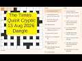 The Times Quick Cryptic 3379