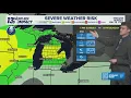 Severe weather risk increasing Sunday