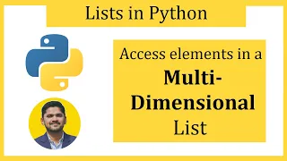 How to Access elements in a Multidimensional Python List Amit Thinks