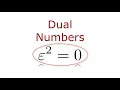 What If a Number Squared to Zero Dual Numbers