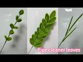 Tutorial DIY Leaves Pipe Cleaners 1 super easy