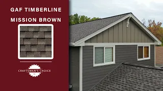 GAF Timberline Mission Brown Roofing Shingles Colors Design Ideas Project Examples