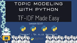 What is TF-IDF for Beginners Topic Modeling in Python for DH 02 01