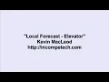 Kevin MacLeod: Local Forecast - Elevator