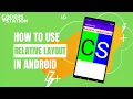How to use Relative Layout in Android Relative Layout in Android Studio Relative Layout Example