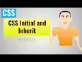 CSS Initial and Inherit English