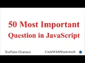 Top 50 JavaScript MCQ s Questions and Answers English and Hindi Language