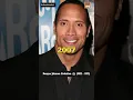 Dwayne Johnson Evolution 2022 - 1972