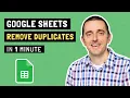 How to Find and Remove Duplicates in Google Sheets