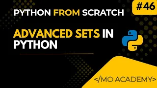 Advanced Set Operations in Python Union Intersection Difference MO Academy 2025 2026