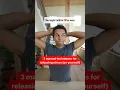 Three techniques for releasing stress and tension on yourself