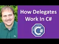 How Delegates work in C