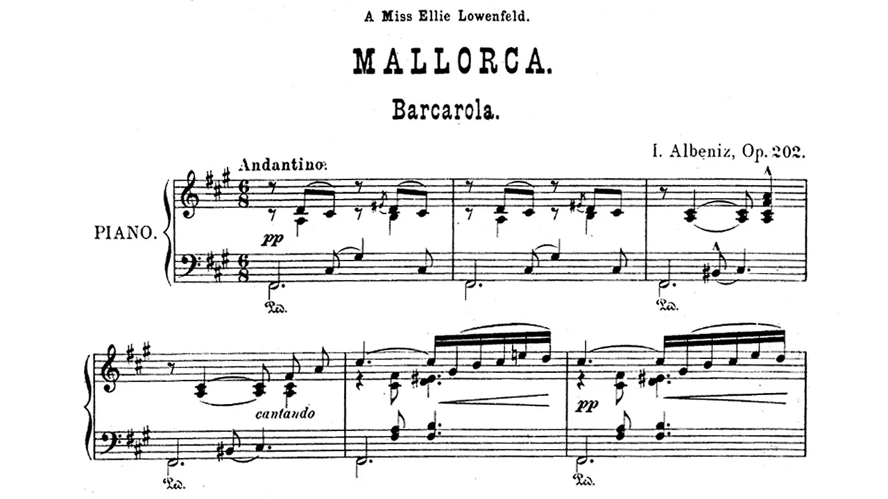 Albéniz: Mallorca, Op 202 - Alicia de Larrocha, 1962 - Turnabout TV 34775 Albéniz: Mallorca, Op 202 - Alicia de Larrocha, 1962 - Turnabout TV 34775