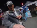 Actor Andrew Keegan gets KOHTURE custom Hinano Cafe denim jacket Venice Beach Hollywood LA Doorstown
