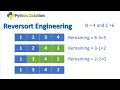 Python solution Google CodeJam - Qualification2021 Reversort Engineering