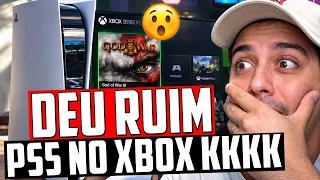 DEU RUIM Para o PS5! PLAYSTATION DERRETENDO, JOGOS DO PS5 e PS4 RODANDO NO XBOX! GOD OF WAR E MAIS