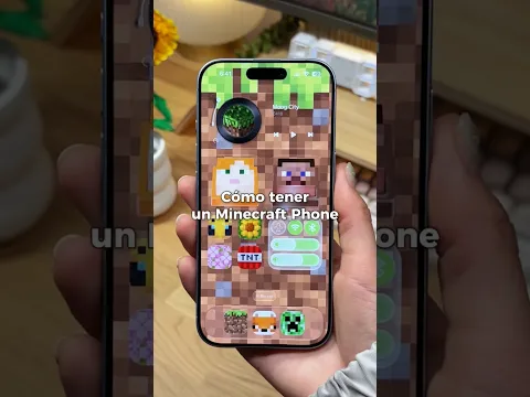 Cómo tener un Minecraft Phone 👾💚 #minecraft