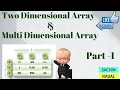 Two Dimensional Array in Hindi Part - 1 C Programming Language Tutorial