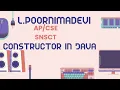 Constructors in OOPS OOPS SNS Institutions