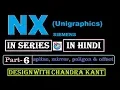 NX 11 0 Unigraphics SIEMENS PART - 6 spline mirror poligon and offset cad cam tutorials