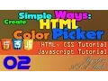 Create HTML Color Picker Simple Way 02 Create Color List with PHP Javascript PHP Tutorial