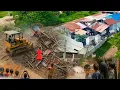 Download Lagu First Start A New Project!! Dump Truck 5Ton dumps dirt, Clearing the land perfectly Bulldozer