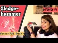 Sledgehammer A fast trick for F2L In hindi
