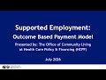 Supported Employment Training for Case Managers - July 2026