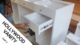 DIY Hollywood Vanity Mirror With Lights Part