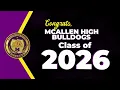McAllen High School Graduation 2026 McAllen ISD