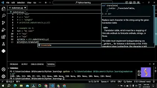 MM Python Tutorial Understanding str maketrans for String Manipulation