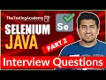 Selenium Java Interview Questions and Answers That Every QA should Know - Part 2