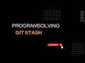 GIT STASH - VS CODE