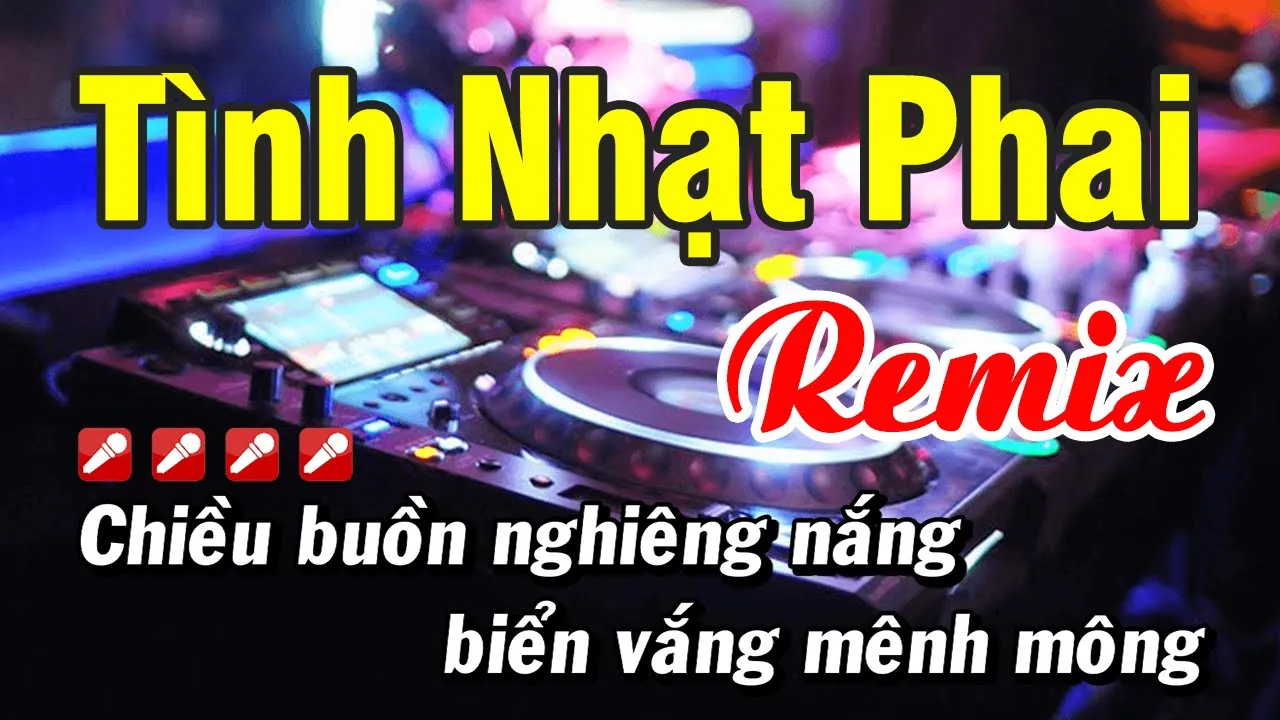 Karaoke Tình Nhạt Phai Nhạc Sống Remix Mới | Hoài Phong Organ