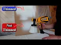 Do you Need to Thin Paint for HVLP Paint Sprayer