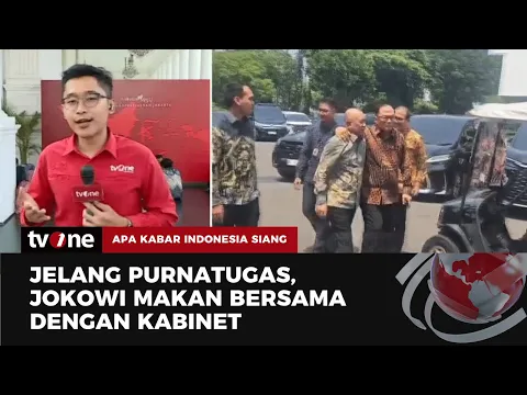 Presiden Jokowi Makan Siang Bersama Kabinet Indonesia Maju di Istana Negara