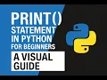 Print statements in Python for beginners A visual guide