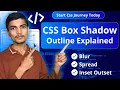 CSS Box Shadow Text Shadow Outline Explained Blur Spread Inset Shadows Tutorial 2026